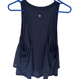 Lululemon Crop Tank Dark Blue Medium    203